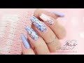 Spring flowers nails art tutorial step by step / Allepaznokcie Molly Lac