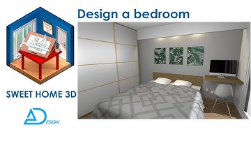 Sweet Home 3D Tutorial: Design and render a bedroom #3