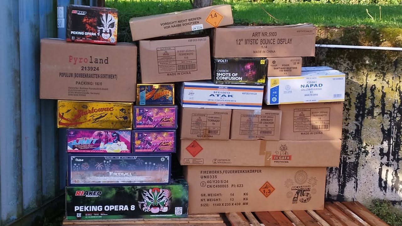 XXL Feuerwerks Unboxing 🔥 2024 Knallköppe