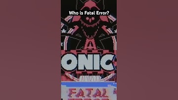 Who IS Fatal Error? #shortsfeed #shorts