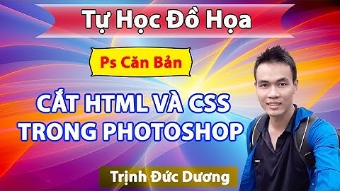 Cắt HTML và CSS bằng photoshop - Cắt và  xuất ảnh  nhanh bằng ps