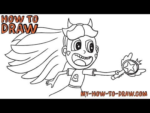 How to draw Star Vs. The Forces Of Evil - Easy step-by-step drawing tutorial