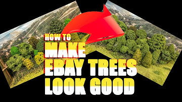 How to make cheap eBay Trees look Good