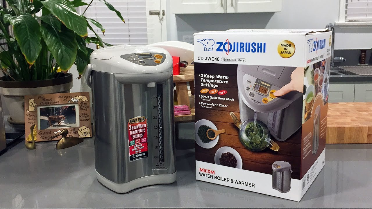 Tiger and Zojirushi Water Boiler and Warmer Review