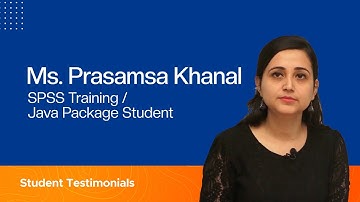 SPSS Training in Nepal - A Review from our Student Prasamsa Khanal