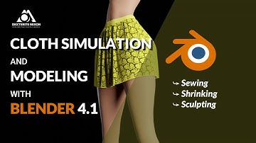 Skirt modeling tutorial in blender 4 with cloth simulation
