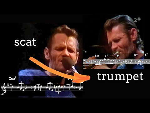 When you actually can sing what you play feat. Chet Baker