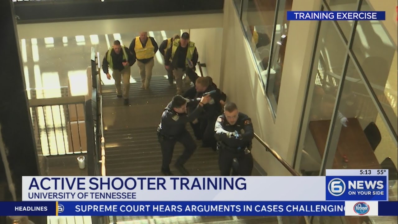 Active shooter training on University of Tennessee campus puts first responders to the test