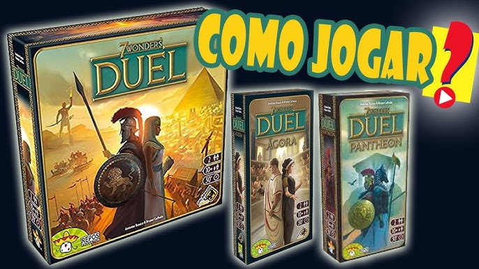 Galápagos, 7 Wonders Duel, Jogo de Tabuleiro de Estratégia, 2 jogadores, 30  min