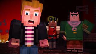 Minecraft: Story Mode Season 1 Episode 1 Part 3 Blue Clip Female Jesse