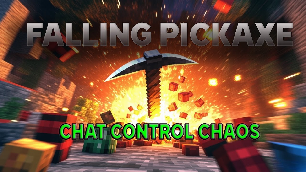FALLING PICKAXE MINECRAFT LIVE CHAT CONTROL #fallingpickaxe - YouTube