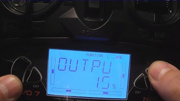 Walkera Devo 7 TX - Menu Navigation