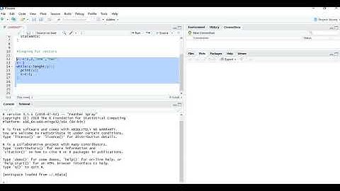 Introduction to R ||Iterative Programming in R(while and for loop) || Control Statements in R