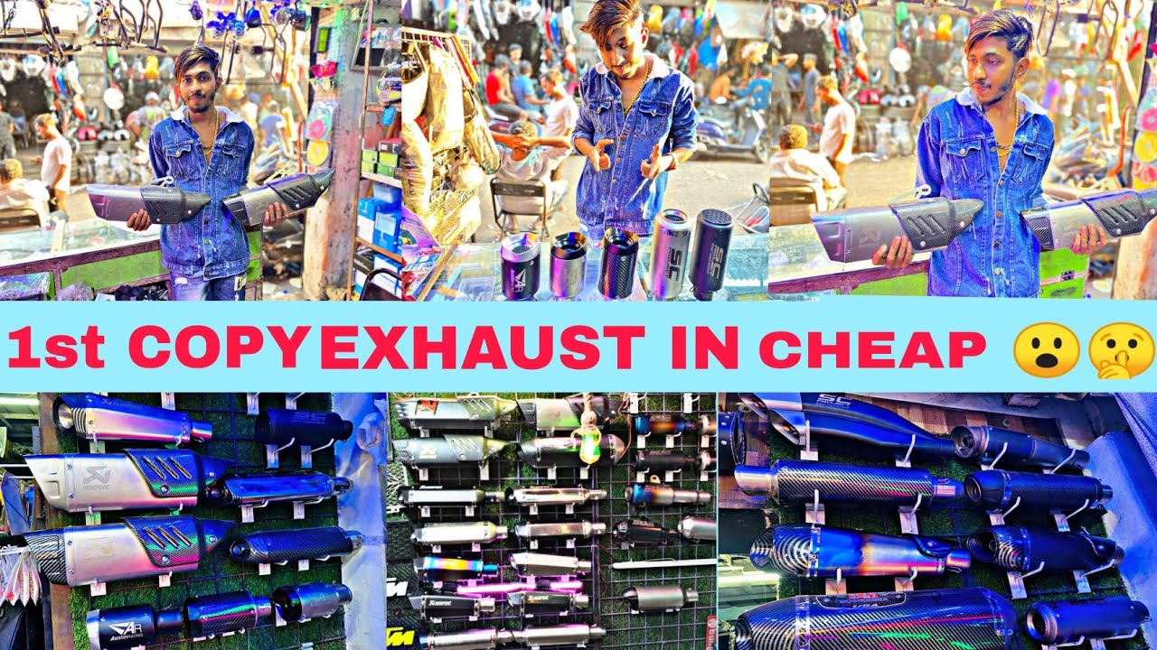 Kurla bike market bike exhaust silencer bike accessories