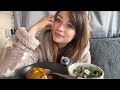 Mukbang | Мукбанг фаршированный перец и салатик. Кушаем и болтаем. Блогеры, Ирина, Белладонна и др.