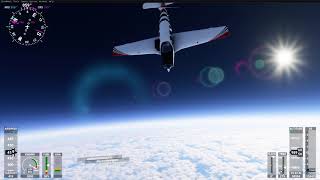 Microsoft Flight Simulator - Free fall from space (30 sec clip)