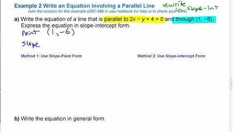 Ma10 7.4 (2) Parallel and Perpendicular Lines (examples 2 and 3)