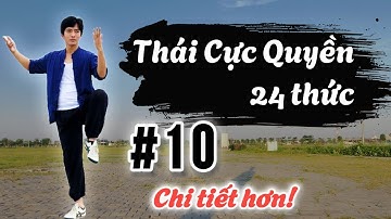 Hướng dẫn TỰ HỌC THÁI CỰC QUYỀN 24 THỨC (phần 10) - Đơn tiên