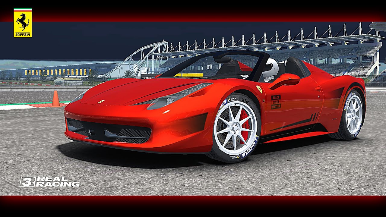 Real Racing 3 2013 Ferrari 458 Spider Total Upgrade Cost