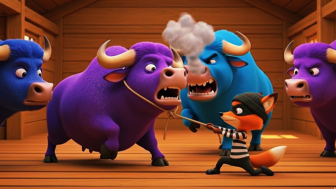 ¡Atrapa al Ladrón! El Zorro en la Búfalo 🦊 Policía Animal al Rescate | Canción Infantil de Animales