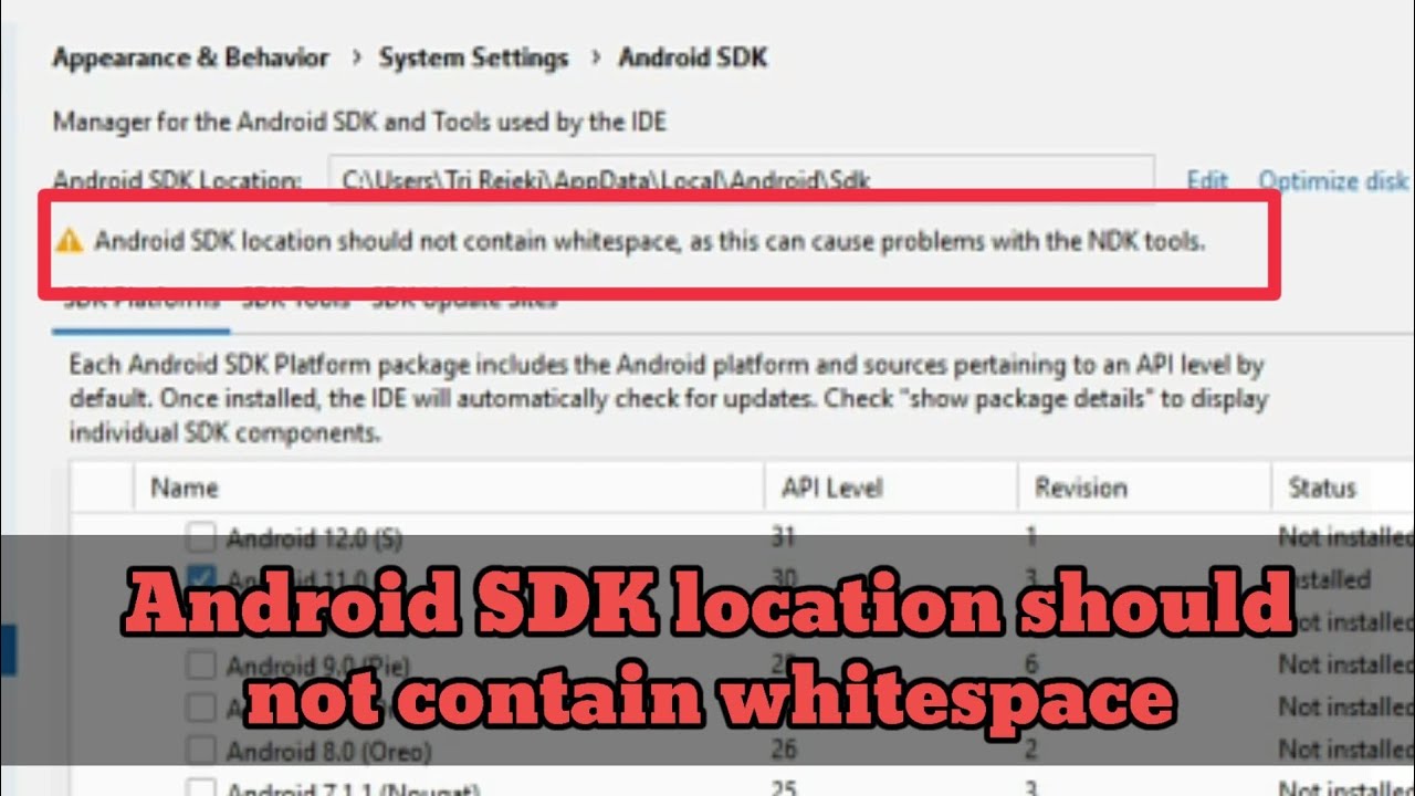 android sdk location android sdk location