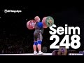 Mart seim 248kg clean  jerk 2015 world weightlifting championships