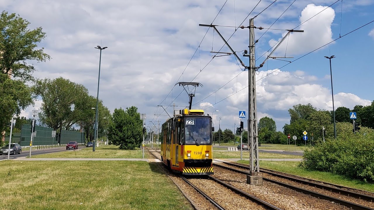 Konstal 105Na #1280 [🚊28] Tramwaje Warszawskie