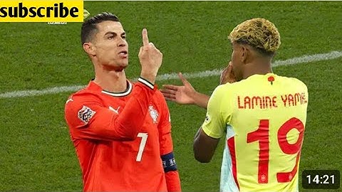 Lamine Yamal will never forget Cristiano |Ronaldo|s performance in this match|