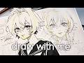 a quiet time drawing together ✧