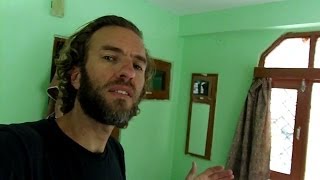 My awesome room at Manikaran hot springs, India in the Himalayas