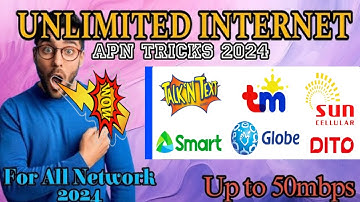 ALL NETWORK UNLIMITED INTERNET USING APN SETTINGS 2024 100%WORKING || NEOBLOGS