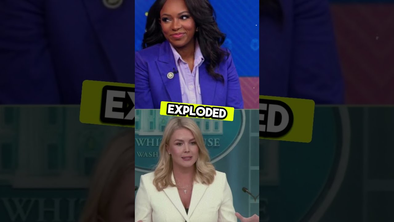 Karoline Leavitt LOSES IT After Jasmine Crockett Drops Brutal Truth LIVE On Air Studio In Chaos 