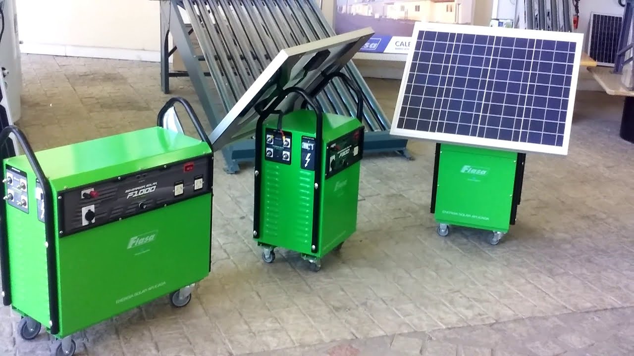 Te presentamos nuestra linea de Generadores Solares FIASA® - FIASA