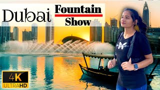 The Dubai Fountain Show | World's Best Fountain Show | Dubai Fountain Burj Khalifa Dubai Mall