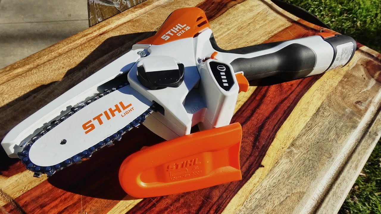 TINY STIHL GTA 26..First look at this new saw, gimmick or awesome? You  decide!