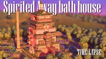Spirited Away Bath House | Tiny Glade Timelapse