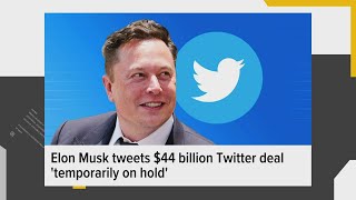 Elon Musk says Twitter deal 'temporarily on hold' | Pass the Mic