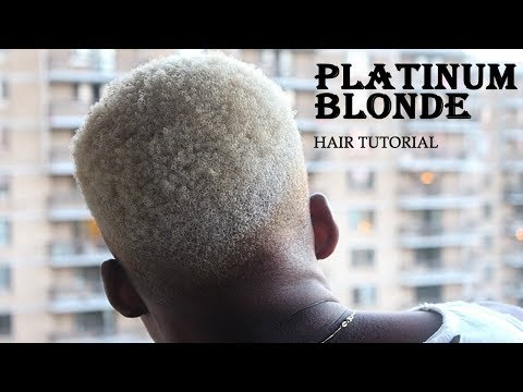 How To: Black to Platinum Blonde Hair For Men/Women (Step by Step Tutorial) || Marilyn A.