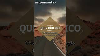 Quiz(Fácil) Bíblico - Qual seu Nível de Conhecimento? #quiz