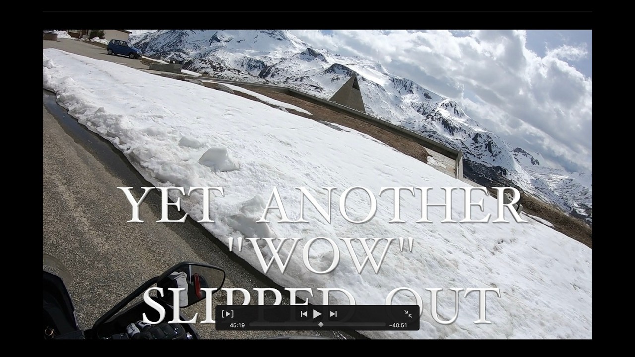 Motorcycle Tour Ireland to Croatia 2019 Ep 2B - FROM HANNIBAL TO SNOW TO JOHN CAMPING IN A SHROUD