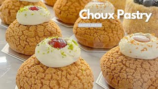 BAKING SERIES | Choux au Craquelin or Cream Puffs | prettybaked