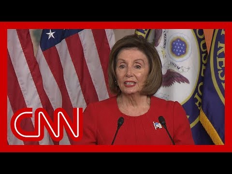 Nancy Pelosi argues Trump's actions constitute 'bribery' in Ukraine scandal