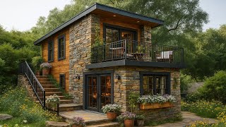 Why This 540 Sq Ft Two-Story Tiny Home Might Be The Most Livable Yet