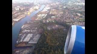 Take off from Glasgow airport