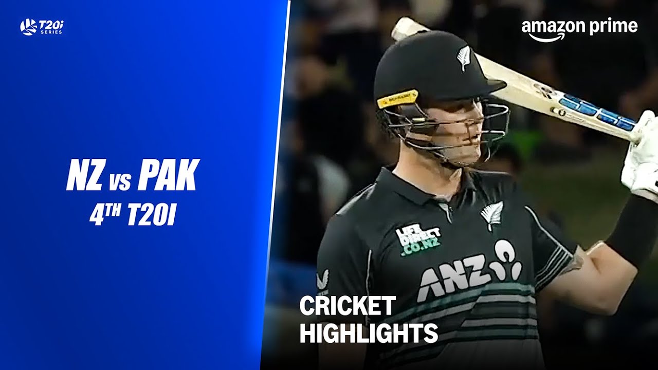 NZ vs PAK 4th T20I - Cricket Highlights | Pakistan Tour Of New Zealand ...