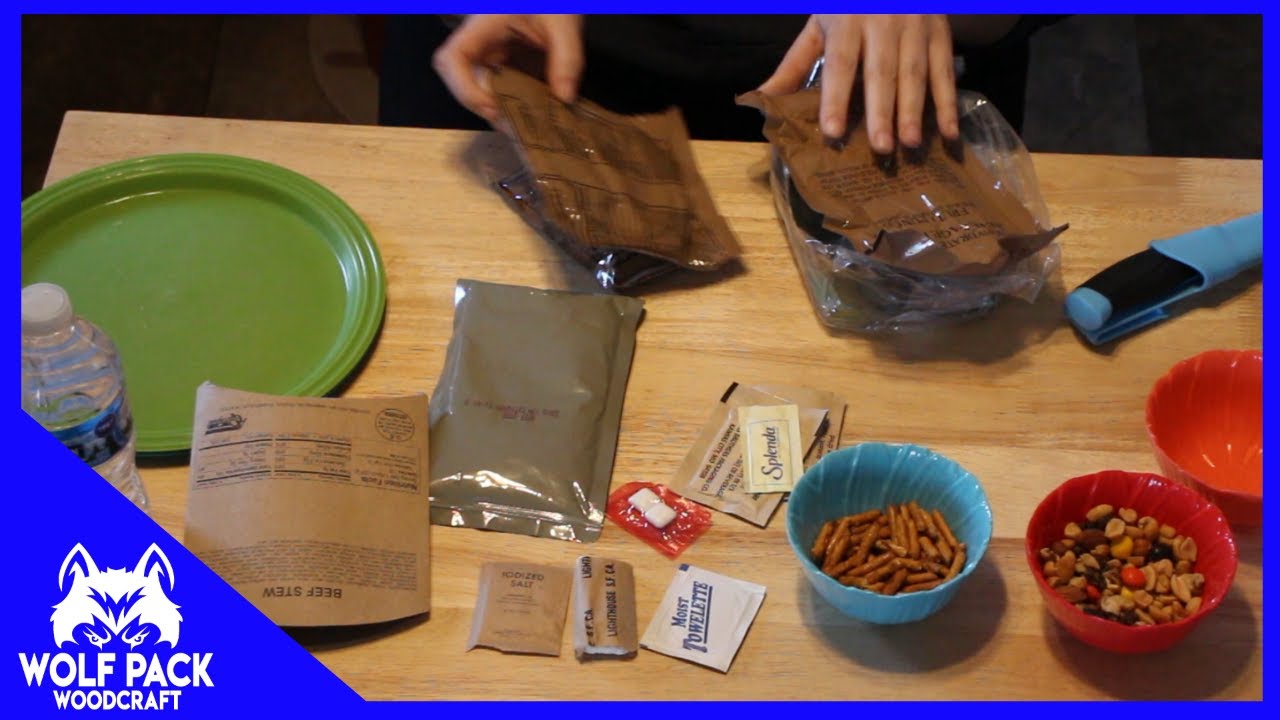 MRE Menu 9 Beef Stew - YouTube