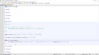 27 ENG JavaScript The 'for in' loop