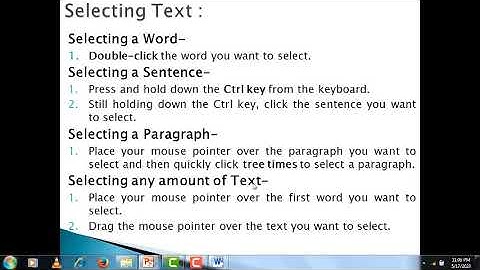 More on MS-Word Ch-3 Part-2 Class-6