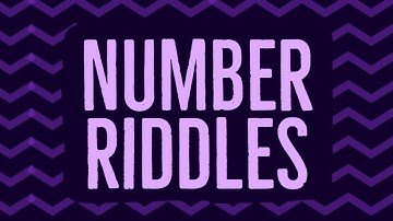 Number Riddles With Answers