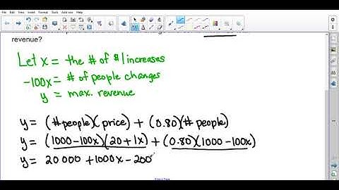 Calculus 30 Unit 6 Optimization Problem Example 7